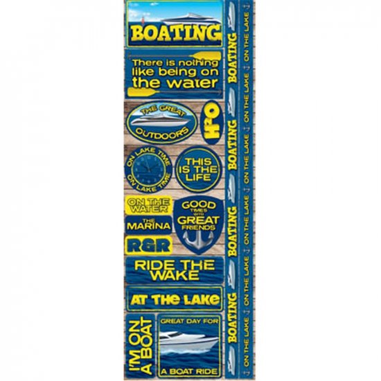 Reminisce - Boating Combo Sticker