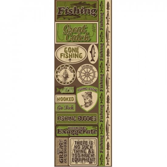 Reminisce - Fishing Combo Sticker