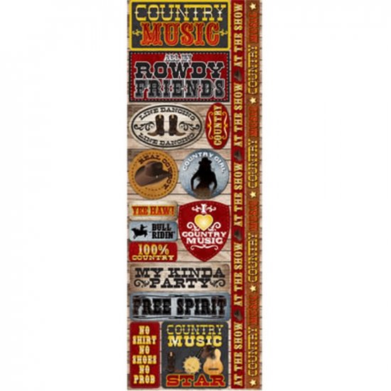 Reminisce - Country Music Combo Sticker