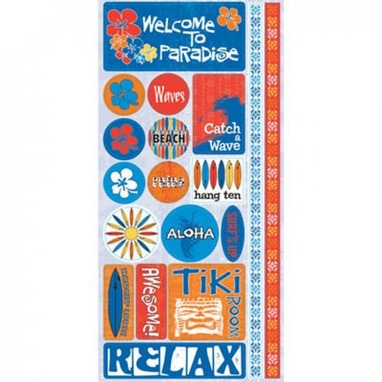 Reminisce - Surf Phrase Stickers