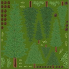 Reminisce - Pine Tree 12x12 Sticker