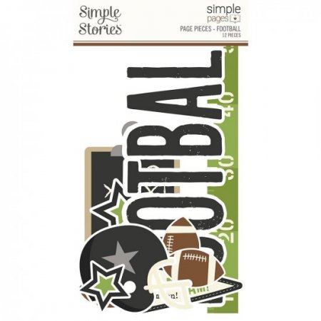 Simple Stories - Page Pieces - Football