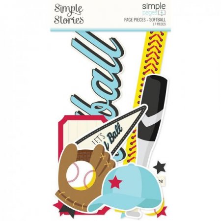 Simple Stories - Page Pieces - Softball