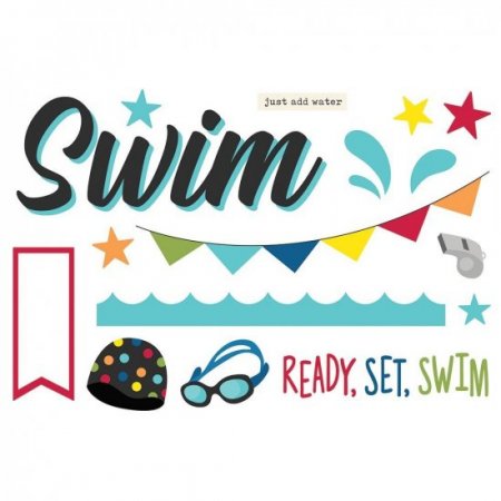 Simple Stories - Page Pieces - Swim