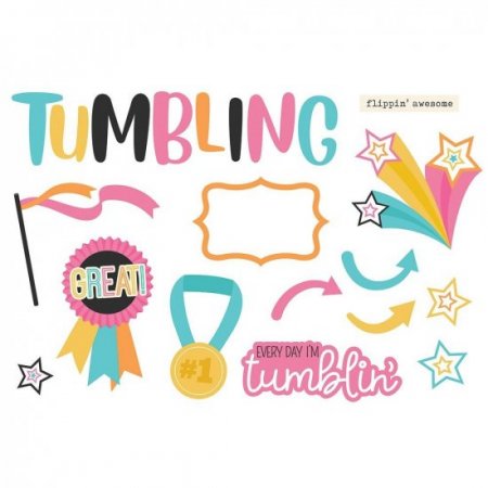 Simple Stories - Page Pieces - Tumbling