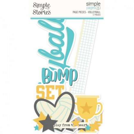 Simple Stories - Page Pieces - Volleyball