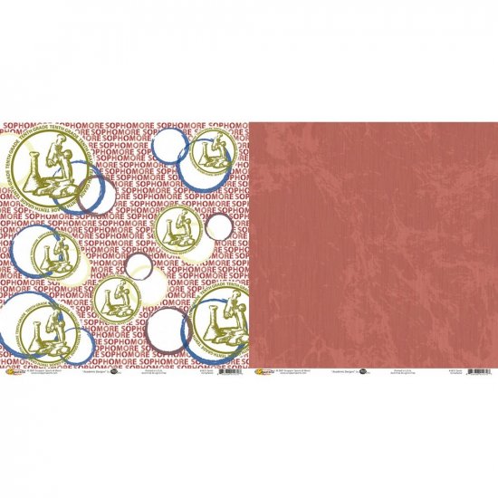 Scrappin\' Sports - Tenth Grade Circles Paper