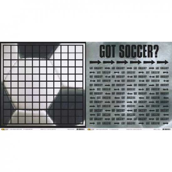 Scrappin\' Sports - Soccer Blocks Paper