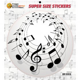 Scrappin' Sports - Super Size Stickers - Music