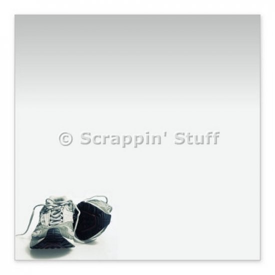 Scrappin\' Stuff - Running Shoes Paper