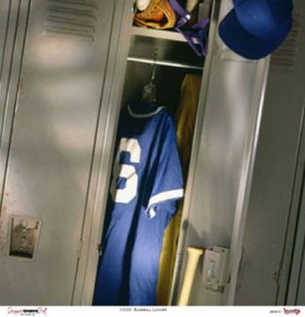 Scrappin' Stuff - Baseball Locker Paper