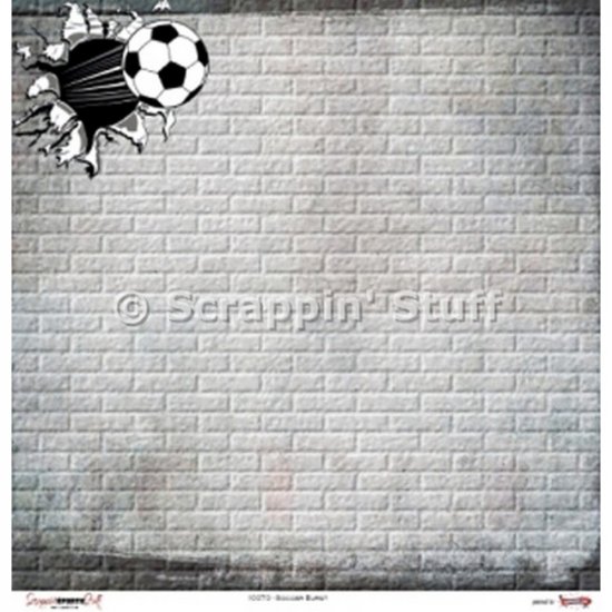 Scrappin\' Stuff - Soccer Burst Paper