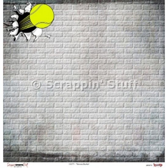 Scrappin\' Stuff - Tennis Burst Paper