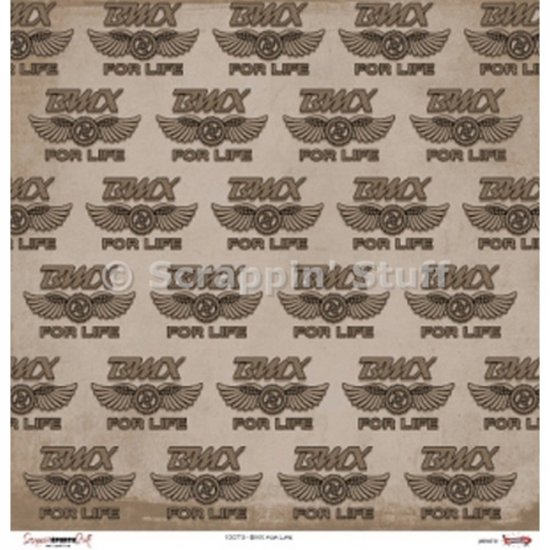 Scrappin\' Stuff - BMX for Life Paper