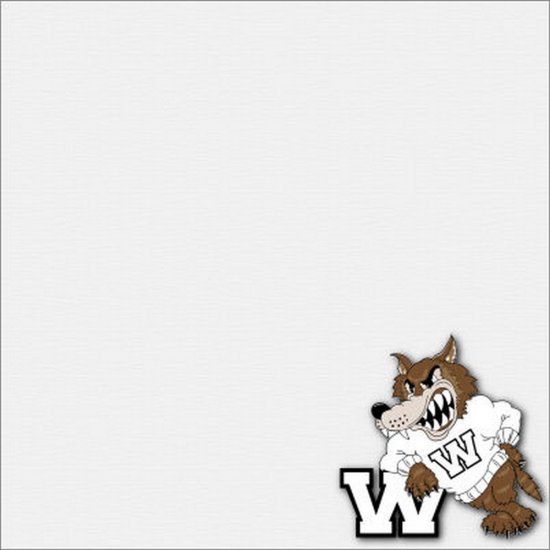 Scrappin\' Stuff - Wolves Mascot Paper