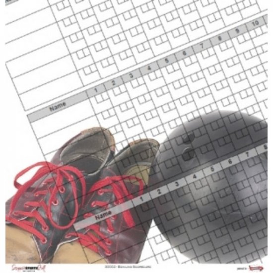Scrappin\' Stuff - Bowling Scorecard Paper