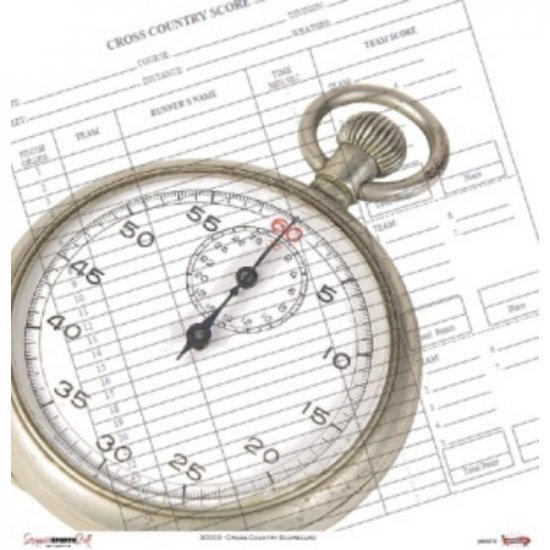 Scrappin\' Stuff - Cross Country Scorecard Paper