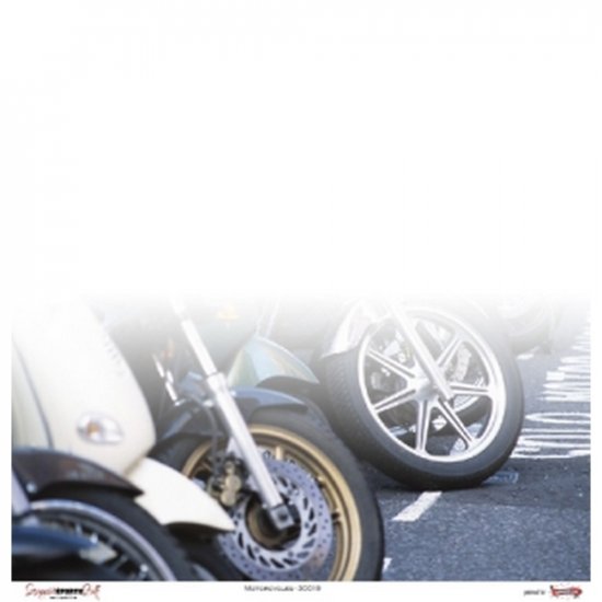 Scrappin\' Stuff - Motorcycles Paper