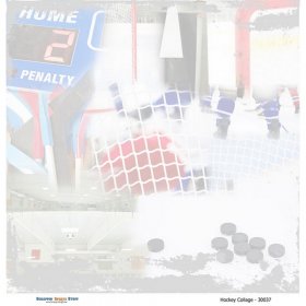 Scrappin' Stuff - Hockey Collage Paper