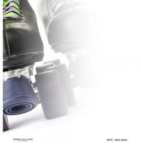 Scrappin' Stuff - Black Skates Paper