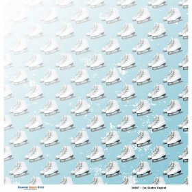 Scrappin' Stuff - Ice Skates Repeat Paper