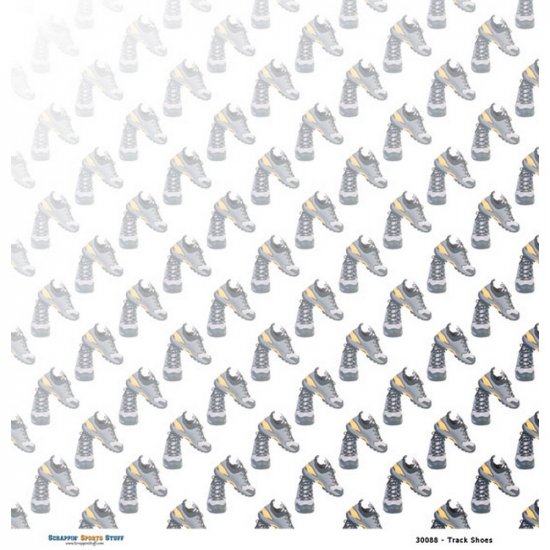Scrappin\' Stuff - Track Shoes Repeat Paper