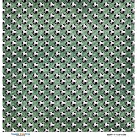 Scrappin' Stuff - Soccer Balls Repeat Paper