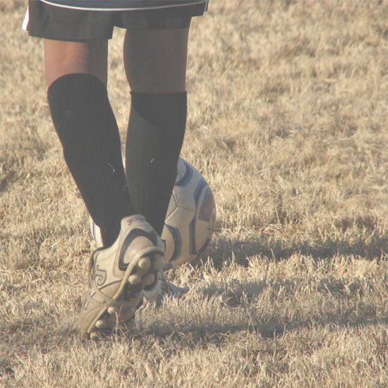 Scrappin\' Stuff - Soccer Boy on Field Paper