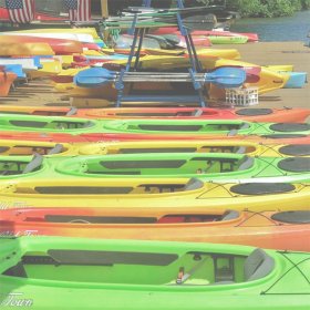 Scrappin' Stuff - Colorful Kayaks Paper