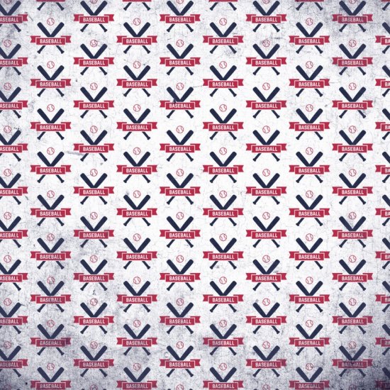 Scrappin\' Stuff - Baseball Badges Paper