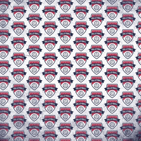 Scrappin\' Stuff - Volleyball Badges Paper