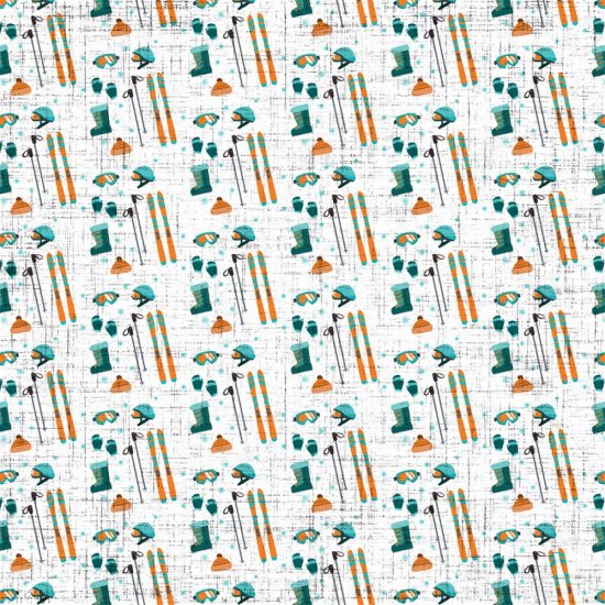 Scrappin\' Stuff - Skiing Activity Paper