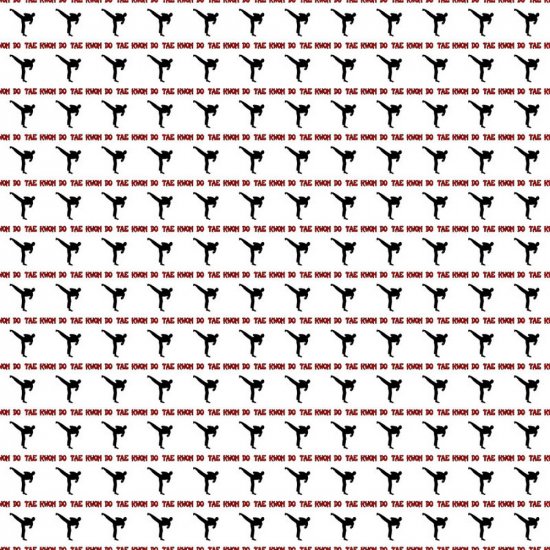 Scrappin\' Stuff - Tae Kwon Do Words Paper