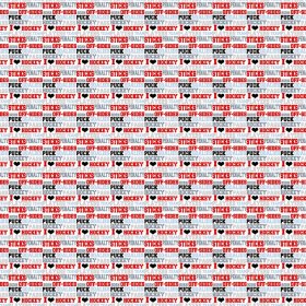 Scrappin' Stuff - Hockey Words Paper