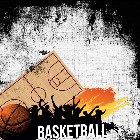 Scrappin\' Stuff - Basketball Party Paper