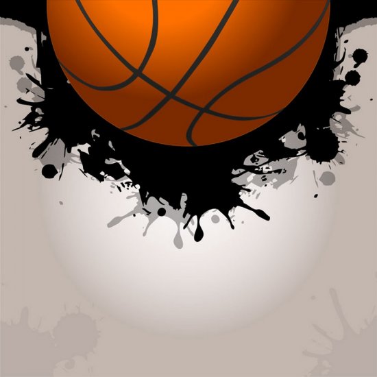 Scrappin\' Stuff - Basketball Splat Paper