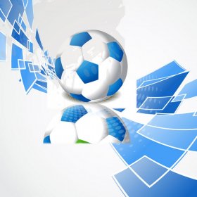 Scrappin' Stuff - Blue Soccer Background Paper