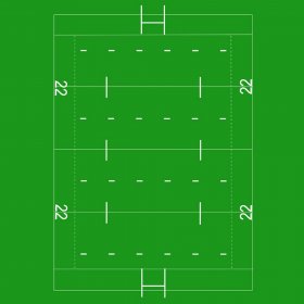 Scrappin' Stuff - Rugby Field Paper