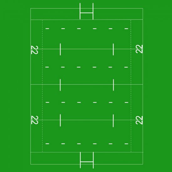 Scrappin\' Stuff - Rugby Field Paper