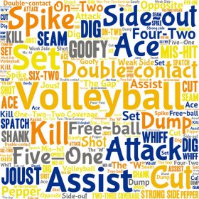 Scrappin' Stuff - Volleyball Cloud Paper