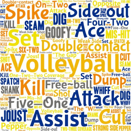 Scrappin\' Stuff - Volleyball Cloud Paper