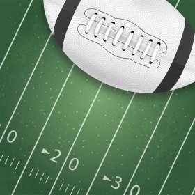 Scrappin' Stuff - White Football Paper