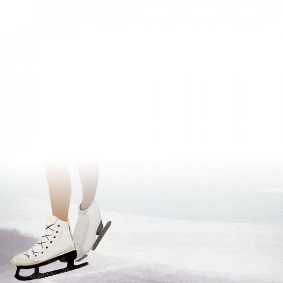 Scrappin\' Stuff - Ice Skates Paper