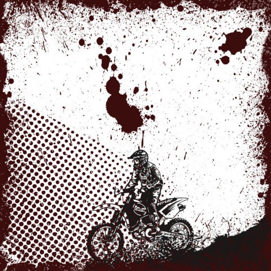 Scrappin\' Stuff - Motocross Paper