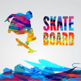Scrappin' Stuff - Skateboard Watercolor Paper