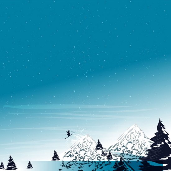 Scrappin\' Stuff - Skiing Paper