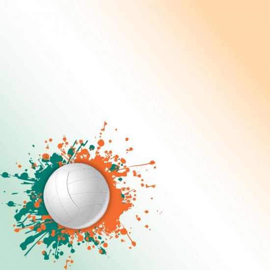 Scrappin\' Stuff - Volleyball Splat Paper