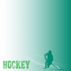 Scrappin' Stuff - Hockey Silhouette Paper