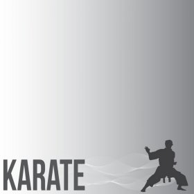 Scrappin' Stuff - Karate Silhouette Paper