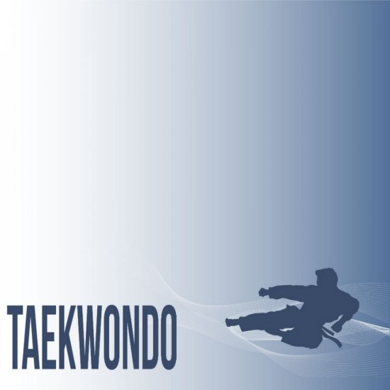 Scrappin\' Stuff - Taekwondo Silhouette Paper